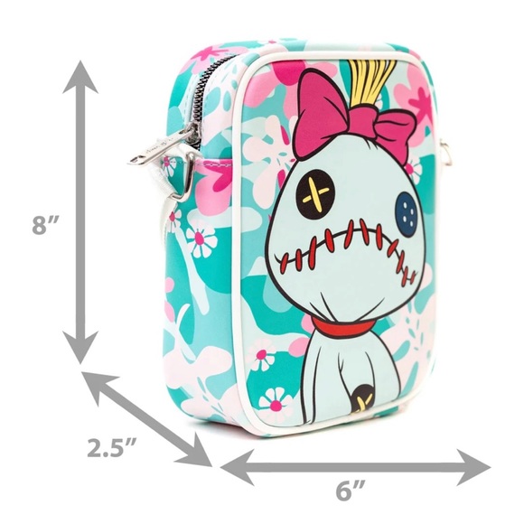2pc Disney Lilo and Stitch Scrump Crossbody Bag & Matching Wallet Set NWT - Picture 4 of 12
